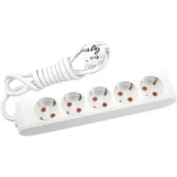 Мережевий подовжувач Panasonic X-tendia із заземленням 5 розеток, 3м (WLTB04532GR-UA)