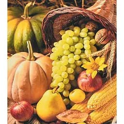 Алмазна мозаїка Осінній врожай Strateg SK88252 40х50 см