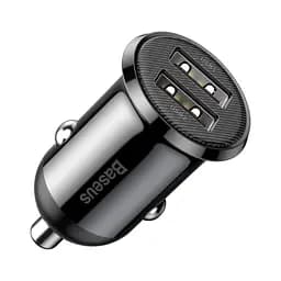 АЗП Baseus Grain Pro Car Charger (Dual USB 4.8 A) Black
