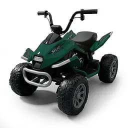 Квадроцикл M 6242EL-5(2)(24V) 1*24V7AH 4*45W, MP3, USB, TF, BLUETOOTH, EVA, шкіра, муз, світло.темно-зелений