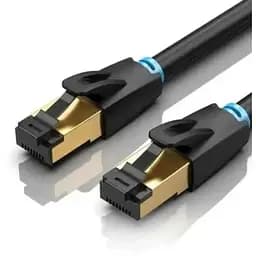 Патч-корд 2м, S/FTP cat 8 RJ-45 black Vention (IKABH)