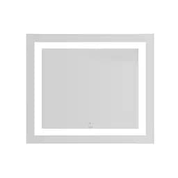 Дзеркало Volle Luna Cuadro прямокутне 70x80 см, з підсвічуванням по контуру, сенсорним вимикачем хром 1648.53127800, Хром