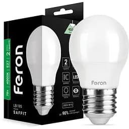 Светодиодная лампа Feron LB-195 G45 230V 7W E27 4000K (25812)