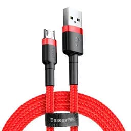 Кабель Baseus Cafule Cable USB to MicroUSB 1.5A 2m CAMKLF-C09 Red
