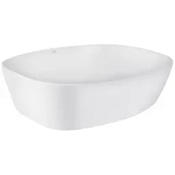 Раковина Qtap Cardinal 600х380х140 мм, White, овальная, без донного клапана QT04116257W