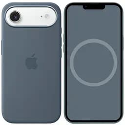 Чохол Epik Silicone case AAA with Magsafe and Animation для Apple iPhone 17 Air 6.5" Anchor Blue