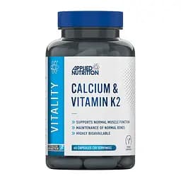 Кальцій та вітамін K2 Applied Nutrition Calcium & Vitamin K2, 60 капсул