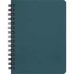 Книга записная Buromax Office в клеточку А6 спираль зеленая 96 листов (BM.24651150-04)