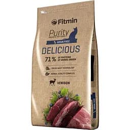 Сухий корм Fitmin Purity Delicious Venison для вибагливих дорослих котів 1.5 кг