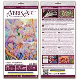 Набор для вышивки бисером "Цветовое вдохновение" AB-928 на натуральном холсте