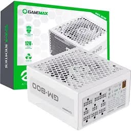 Блок живлення GameMax GM-800 Modular 800W 80+ Bronze White (GM-800 Modular white) - мініатюра 10