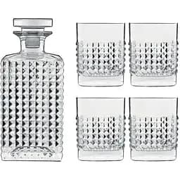 Набір для віскі Luigi Bormioli Mixology Elixir Графин та склянки 5 предметів - мініатюра 2