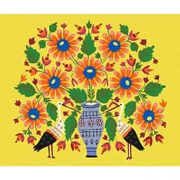 Картина за номерами Brushme Весна-красна, що ти нам принесла? © Maria Prymachenko 50x60 см