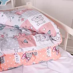 Ковдра MirSon антиалергенна зима Kids Time 20-0028 Little girl Teddy 140x205 см EcoSilk (2200009664199) - мініатюра 4