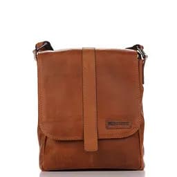 Чоловіча шкіряна сумка через плече Hill&Burry 25х28х8 см sum0025921