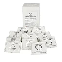 Набір дерев'яних головоломок "Wooden mini puzzle set" Заморочка 12en