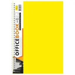 Блокнот Апельсин А4  АП-1502 80 листів пружина збоку жовтий       