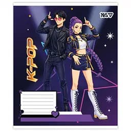 Набір зошитів Yes K-POP musik 18 аркушів у клітинку 25 шт. (768950) - мініатюра 3