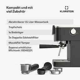 Кавоварка Klarstein SteelPresso Touch (10046502) - мініатюра 6