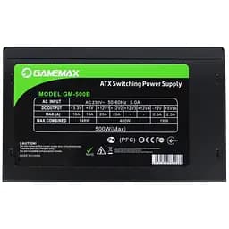 Блок живлення Gamemax 500W (GM-500B) - мініатюра 4