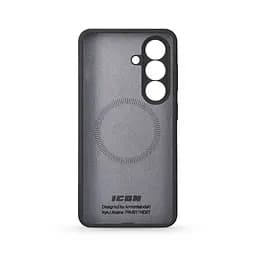 Силиконовый чехол с MagSafe для Samsung Galaxy S26 5G, ICON2 MagCase, черный, противоударный, панель с мягкой подкладкой, защита всего корпуса, поддержка беспроводной зарядки, совместим с защитными стеклами и пленками, ArmorStandart (ARM88788) - мініатюра 2