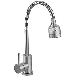 Змішувач для кухні Armata SUS-011 з рефлекторним виливом CH6483 Нержавіюча сталь