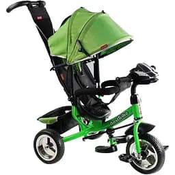 Велосипед трьохколісний Best Trike 69-067 з музичною фарою та USB зелений