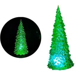 Новогодний ночник светодиодный Елка зеленая 170мм 3G10