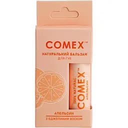 Натуральний бальзам для губ Comex Апельсин 5 г