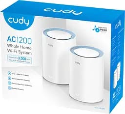Система WiFi Cudy M1200 2-pack AC1200 Wi-Fi Mesh Solution - мініатюра 6