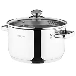 Кастрюля Ardesto Gemini Lecco с носиком для слива 4.7 л (AR2847CS)