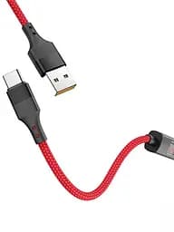 Кабель дата та зарядний Xiaomi Mi оригінал Type-C Braided SJV4110GL в обплетенні червоний - мініатюра 4
