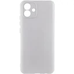 Чохол TPU GETMAN Liquid Silk Full Camera для Samsung Galaxy A07 Сірий / Lavender