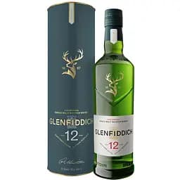 Віскі Glenfiddich 12 yo Single Malt Scotch Whisky 40% 0.7 л в подарунковій упаковці