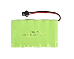 Аккумулятор AA 7.2V 2300 mAh с коннектором JST SM-2P для детских игрушек и катеров (18860)
