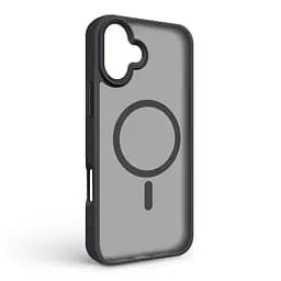 Чехол для Apple iPhone 16 Plus, Uniq MagCase, черный, противоударный, панель-накладка с магсейф, ударопрочный TPU+PC, с магнитом MagSafe, поддержка полноценной беспроводной зарядки, ArmorStandart (ARM79500) - мініатюра 2