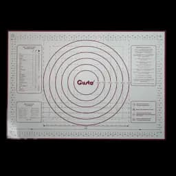 Килимок силіконовий Gusto для формування та випікання тіста 45х65 см бордовий (136077)