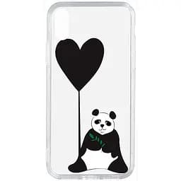 Чохол-накладка Toto Acrylic+TPU Print Case Apple iPhone X/XS #53 Panda B Transparent