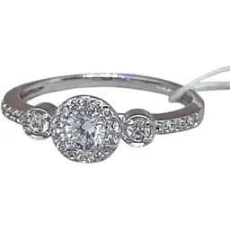 Золоте кільце Гаразд з фіанітами. 3523566 17