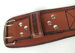 Пояс атлетичний EasyFit Training Belt (коричневий) 4XL - мініатюра 3