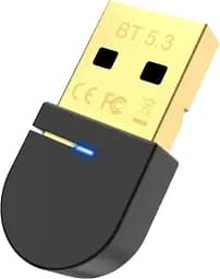 Адаптер USB bloetooth, STLab, v5.3, чорний, Slim (BT-5.3)