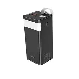 Зовнішній акумулятор Hoco Powermaster fully compatible 50000mAh J86A з лампою 22.5W чорний - мініатюра 3