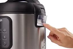 Мультиварка Gorenje 476Вт міні 2л 5 програм метал/пластик чорний - мініатюра 6