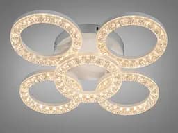 Стельова LED-люстра кільця Diasha MX4770/4+1S WH Ø 50 см, 73 W - мініатюра 4