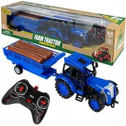Трактор на радіокеруванні з причепом акумулятор 48 см
