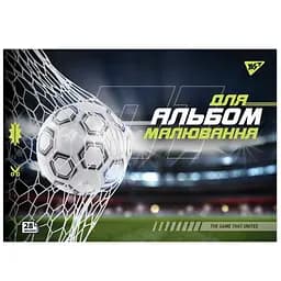 Альбом для малювання Yes Football А4 з перфорацією 28 аркушів скоба 4 шт. (130609)
