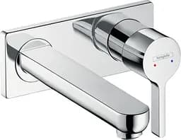 Змішувач Hansgrohe Metris S для умивальника зі стіни 225 мм Chrome 31163000 Хром