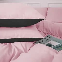 Комплект постільної білизни MirSon Black-Pink 160x220 см чорно-рожевий (2200009661884) - мініатюра 6