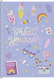 Тетрадь для записей Student А5, в клеточку, спираль, 80 л., Побалуй вкусностями (A5-SC-080-6094K)