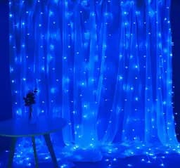 Світлодіодна гірлянда Штора 3х3м 400 LED Синій - мініатюра 7